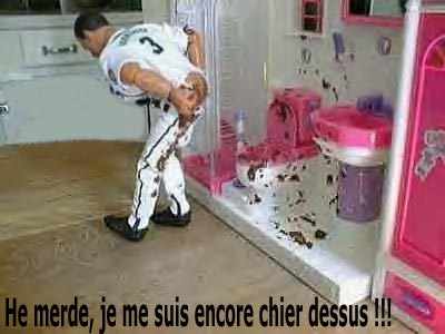 h&eacute; merde